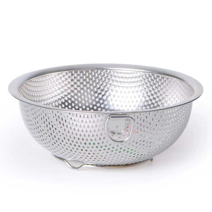 Stainless Steel Drain Basket Fuit Rice Vegetable Wash Drain Basin