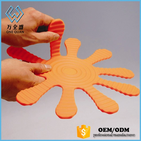 Silicone Trivet Mat, Hot Pot Mat, Multifunction Cellular Silicone Hot Pad, Non-Slip Silicone Insulation Mat