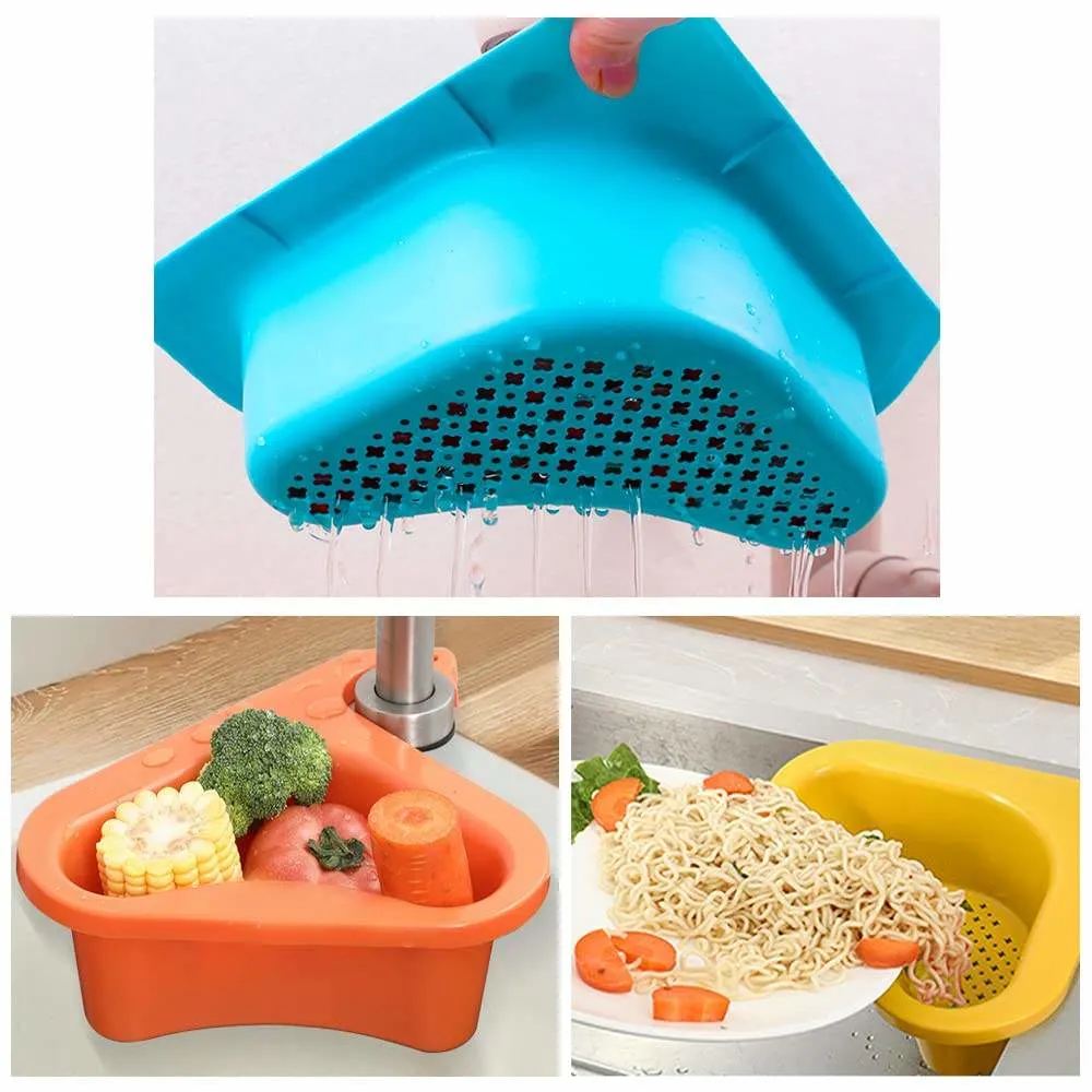 Multifunctional Kitchen Triangle Sink Filter Sink Accessories Strainer Swan Drain Basket